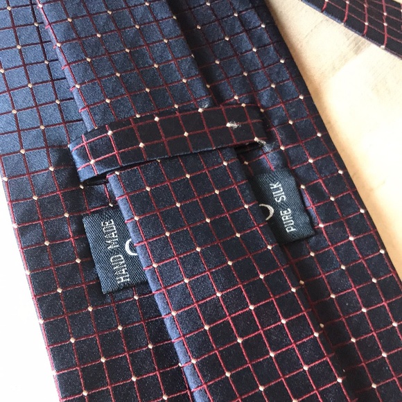 Gasparo hand made Silk tie - Picture 6 of 7